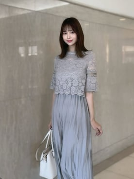 「アイテム（ドレス）」を使った、DRESS PLUSさん（レディース・165cm）の冬コーディネート