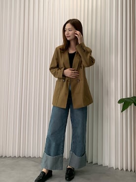 「DRESS PLUS（ドレスプラス）のアイテム」を使った、DRESS PLUSさん（レディース・168cm）の冬コーディネート