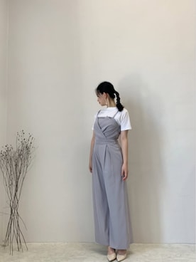 「アイテム（パンツドレス）」を使った、DRESS PLUSさん（レディース・168cm）の冬コーディネート