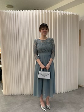 「アイテム（ドレス）」を使った、DRESS PLUSさん（レディース・165cm）の冬コーディネート