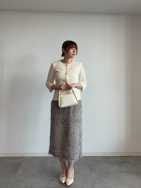 「DRESS PLUS（ドレスプラス）のアイテム」を使った、DRESS PLUSさん（レディース・165cm）の夏コーディネート