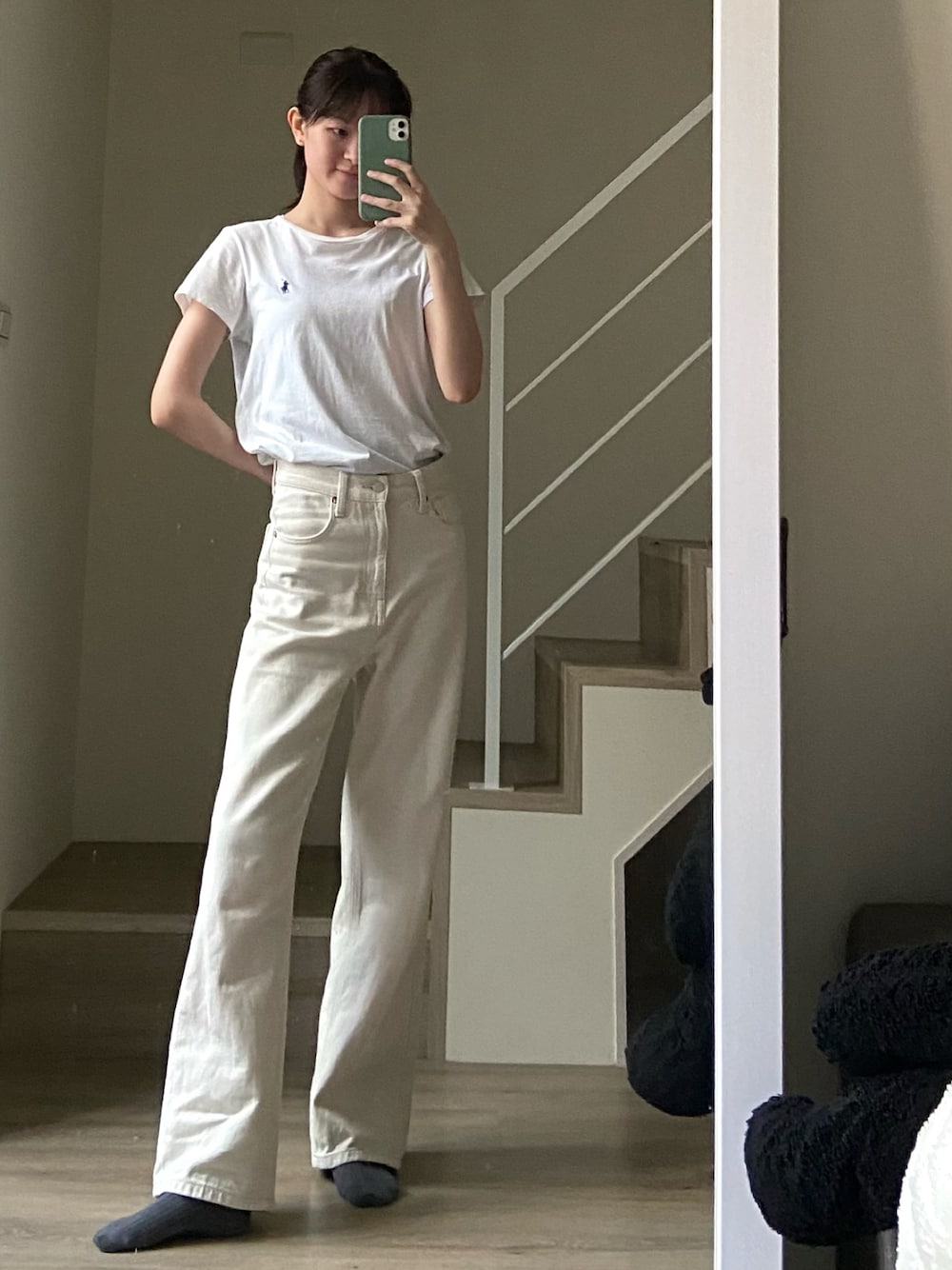 【コットンジャージー製♪カジュアルコーデ】HERMES Tシャツ コットン ジャージー クルーネック Tシャツを使った人気