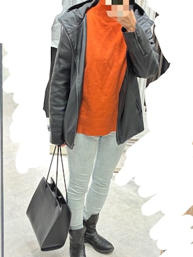 「antiqua（アンティカ）のアイテム」を使った、REさん（レディース・162cm）の春コーディネート