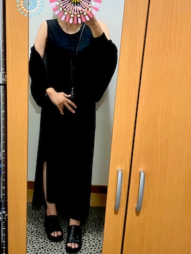 「KMRii（ケムリ）のアイテム（ワンピース/ドレス）」を使った、REさん（レディース・163cm）の夏コーディネート