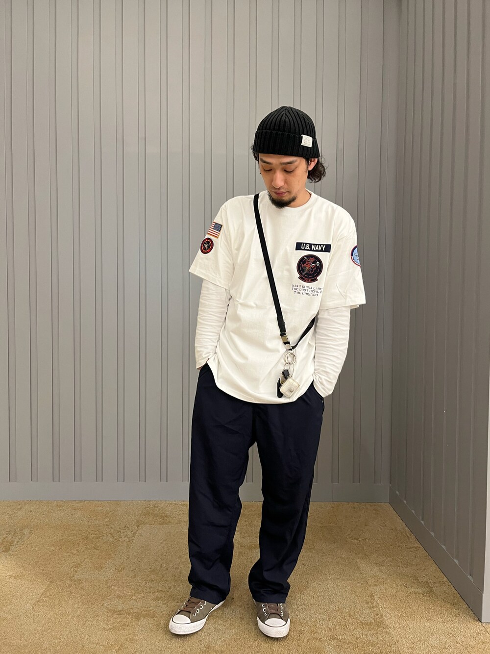 AVIREX（アヴィレックス）の「SQ, DUST DEVILS PATCH 半袖T