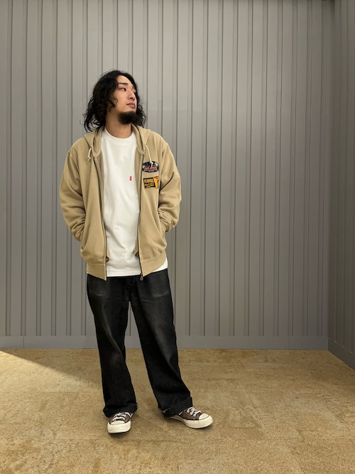 LONG SLEEVE FADE MIAMI PATCH PARKA / 長袖 フェード マイアミ パッチ パーカー / AVIREX / アヴィレックス