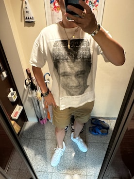 「アイテム（アナログ腕時計）」を使った、しゅうさん（メンズ・178cm）の夏コーディネート