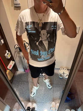 「KITH（キス）のアイテム」を使った、しゅうさん（メンズ・178cm）の夏コーディネート