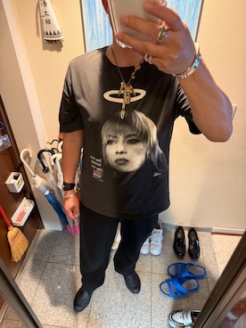 「HERMES（エルメス）のアイテム（アクセサリー）」を使った、しゅうさん（メンズ・178cm）の春コーディネート