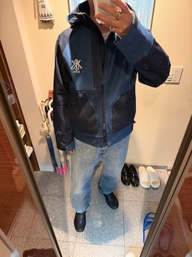 「KITH（キス）のアイテム」を使った、しゅうさん（メンズ・178cm）の春コーディネート