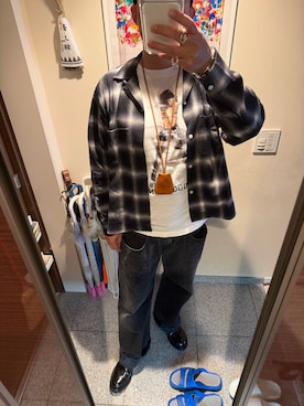 「goro's（ゴローズ）のアイテム」を使った、しゅうさん（メンズ・178cm）の秋コーディネート