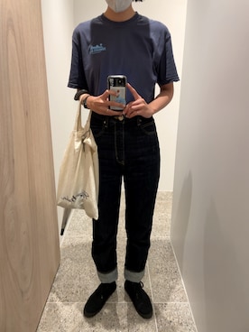 「Steven Alan（スティーブンアラン）のアイテム（シューズ）」を使った、kさん（レディース・164cm）の夏コーディネート