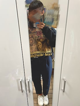 「ベストコーデ」｜「アイテム（レッグウェア）」を使った、nana.さん（レディース・156cm）の冬コーディネート