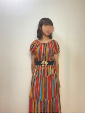 「アイテム（ワンピース、その他）」を使った、nana.さん（レディース・156cm）の秋コーディネート