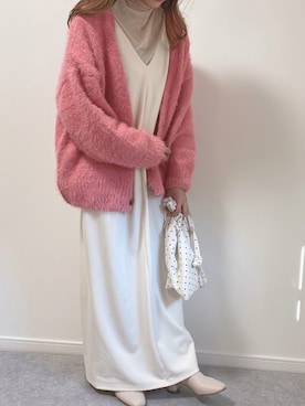 「ap retro（アプレトロ）のアイテム（ワンピース/ドレス）」を使った、yukiさん（レディース・155cm）の冬コーディネート