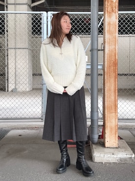 「KBF（ケイビーエフ）のアイテム」を使った、yukiさん（レディース・155cm）の秋コーディネート