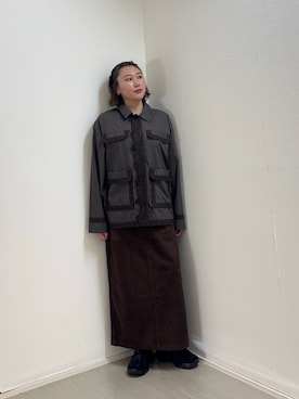「KBF（ケイビーエフ）のアイテム（トップス）」を使った、yukiさん（レディース・155cm）の秋コーディネート