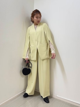 「オケージョン」｜「アイテム（その他アウター）」を使った、yukiさん（レディース・155cm）の冬コーディネート