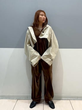 「30代ファッション」｜「アイテム（その他アウター）」を使った、yukiさん（レディース・155cm）の冬コーディネート