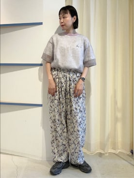 「yuni（ユニ　）のアイテム」を使った、bulle de savonさん（レディース・161cm）の夏コーディネート