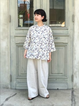 「yuni（ユニ　）のアイテム」を使った、bulle de savonさん（レディース・150cm）の夏コーディネート