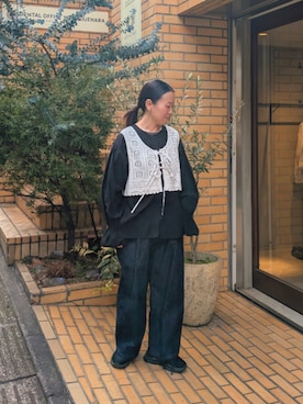 「yuni（ユニ　）のアイテム」を使った、bulle de savonさん（レディース・152cm）の冬コーディネート