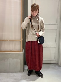 bulle de savon（ビュルデサボン）の「ウール/リネン washer バルーン