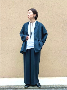 「yuni（ユニ　）のアイテム」を使った、bulle de savonさん（レディース・150cm）の秋コーディネート