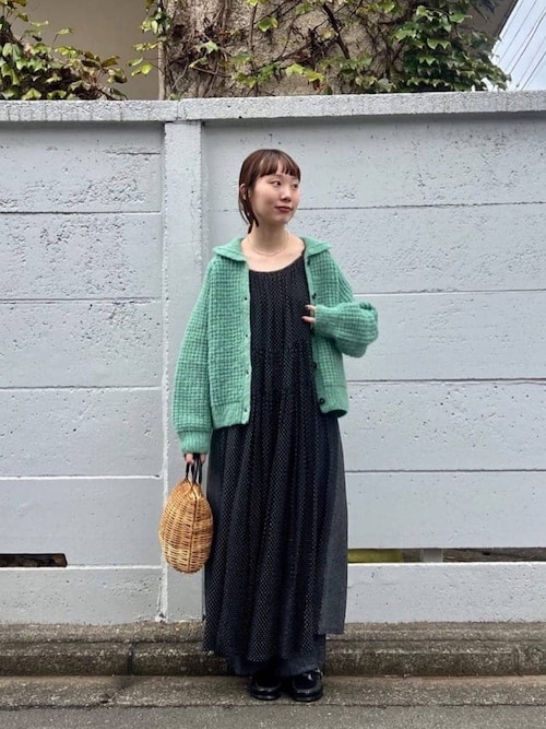 セール】ネパールハンドニット ウール/ナイロン waffle ニット