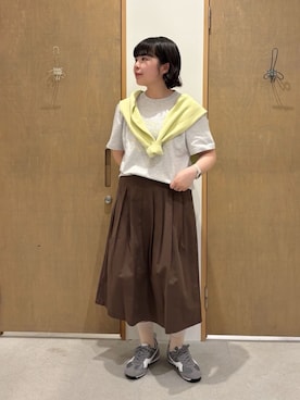 「yuni（ユニ　）のアイテム」を使った、bulle de savonさん（レディース・151cm）の春コーディネート