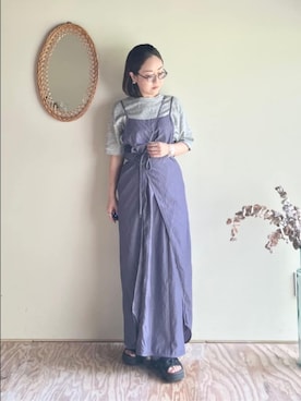 「yuni（ユニ　）のアイテム」を使った、bulle de savonさん（レディース・152cm）の夏コーディネート
