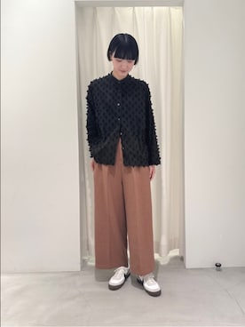 「yuni（ユニ　）のアイテム」を使った、bulle de savonさん（レディース・169cm）の冬コーディネート