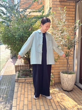 「yuni（ユニ　）のアイテム」を使った、bulle de savonさん（レディース・152cm）の春コーディネート