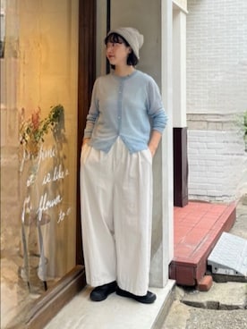 「アイテム（タンクトップ）」を使った、bulle de savonさん（レディース・159cm）の秋コーディネート