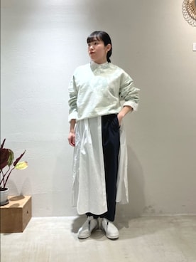 「yuni（ユニ　）のアイテム」を使った、bulle de savonさん（レディース・155cm）の冬コーディネート