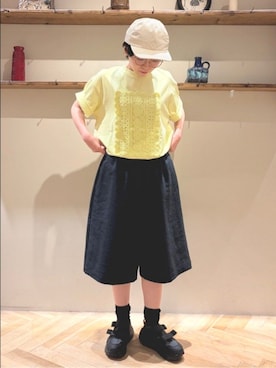 「yuni（ユニ　）のアイテム」を使った、bulle de savonさん（レディース・150cm）の春コーディネート