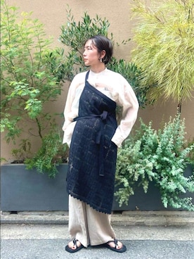 「yuni（ユニ　）のアイテム」を使った、bulle de savonさん（レディース・150cm）の夏コーディネート
