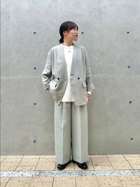 「yuni（ユニ　）のアイテム」を使った、bulle de savonさん（レディース・155cm）の秋コーディネート
