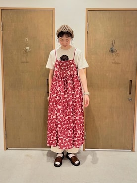 「アイテム（ワンピース/ドレス）」を使った、bulle de savonさん（レディース・166cm）の夏コーディネート