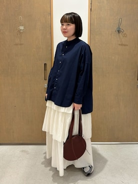 「キュプラ」｜bulle de savonさん（レディース・151cm）の秋コーディネート