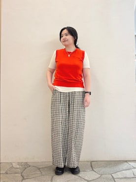 「yuni（ユニ　）のアイテム」を使った、bulle de savonさん（レディース・158cm）の夏コーディネート