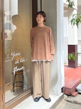「yuni（ユニ　）のアイテム」を使った、bulle de savonさん（レディース・166cm）の秋コーディネート