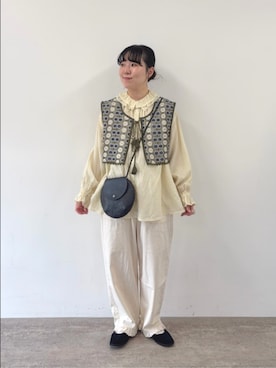 「yuni（ユニ　）のアイテム」を使った、bulle de savonさん（レディース・155cm）の秋コーディネート