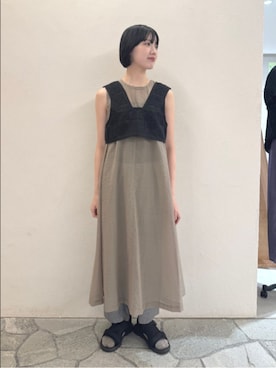 「yuni（ユニ　）のアイテム」を使った、bulle de savonさん（レディース・169cm）の夏コーディネート