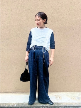 「yuni（ユニ　）のアイテム」を使った、bulle de savonさん（レディース・150cm）の秋コーディネート