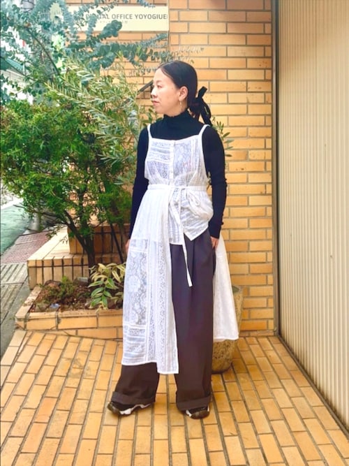 yuni パッチワーク刺繍キャミビスチェ AMBIDEX Store △○indiaパッチワークレース キャミビスチェ(F