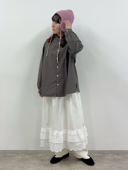 △3ren lace 2wayギャザースカート（スカート）｜bulle de savon