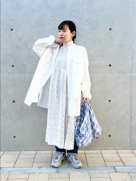 「yuni（ユニ　）のアイテム」を使った、bulle de savonさん（レディース・155cm）の冬コーディネート