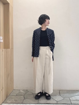 「yuni（ユニ　）のアイテム」を使った、bulle de savonさん（レディース・169cm）の春コーディネート