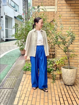 「yuni（ユニ　）のアイテム」を使った、bulle de savonさん（レディース・152cm）の春コーディネート